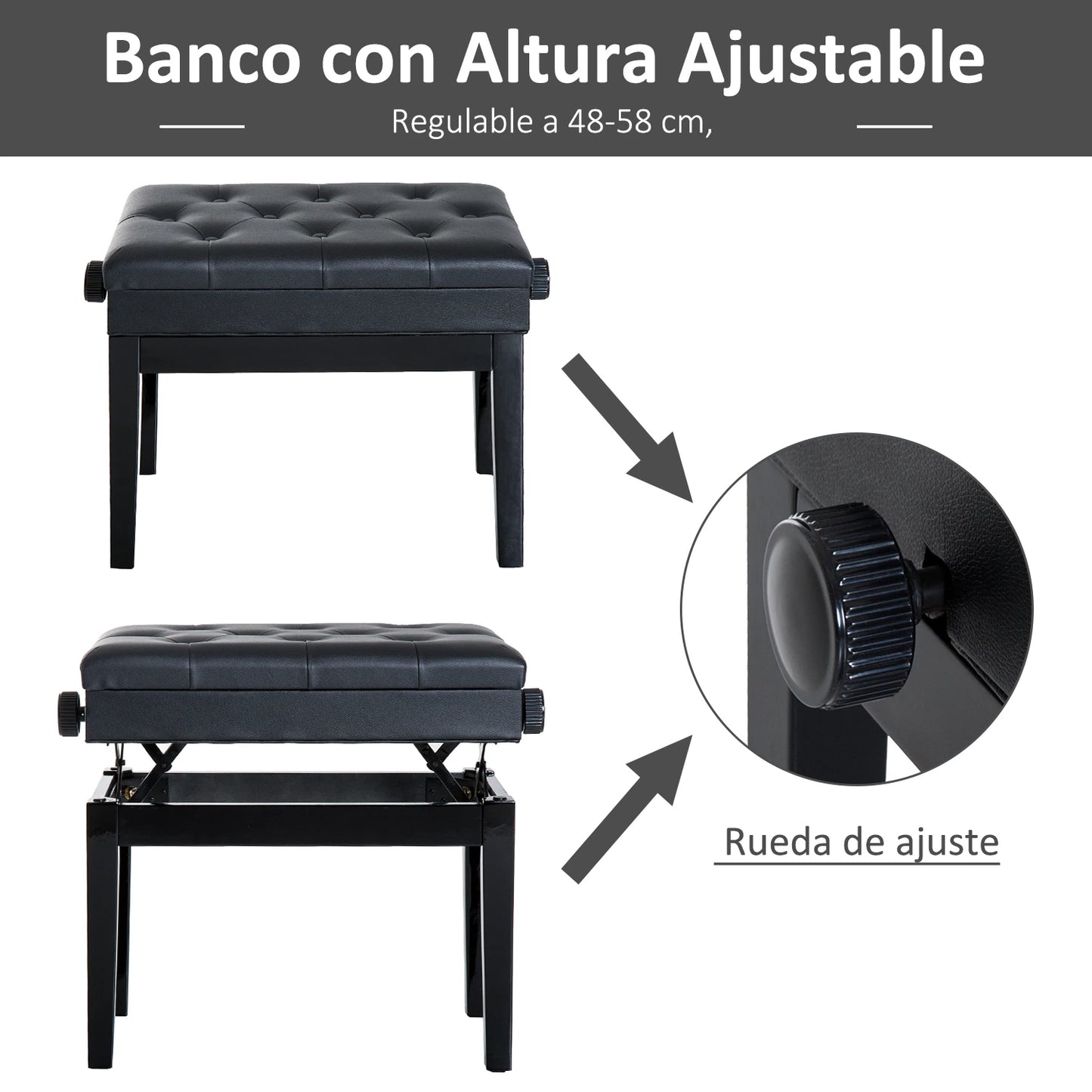 BANQUETA PIANO MAESTRO PRO image 9