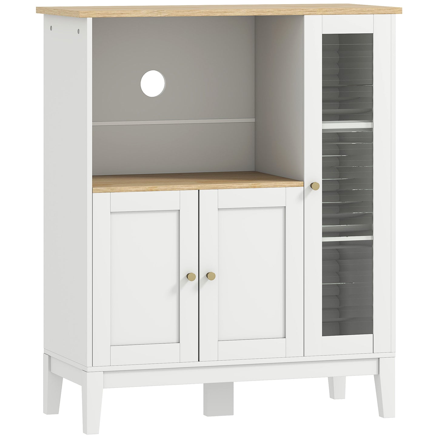 APARADOR MUEBLE AUXILIAR DE COCINA MODELO BLANCOMICRO image 9