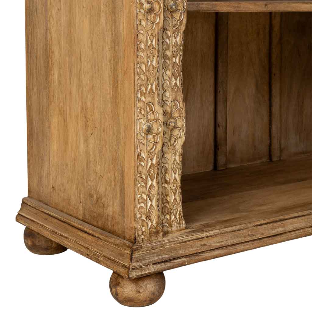 ESTANTERÍA DALIAN ARTESANAL DE MADERA MARRÓN image 6