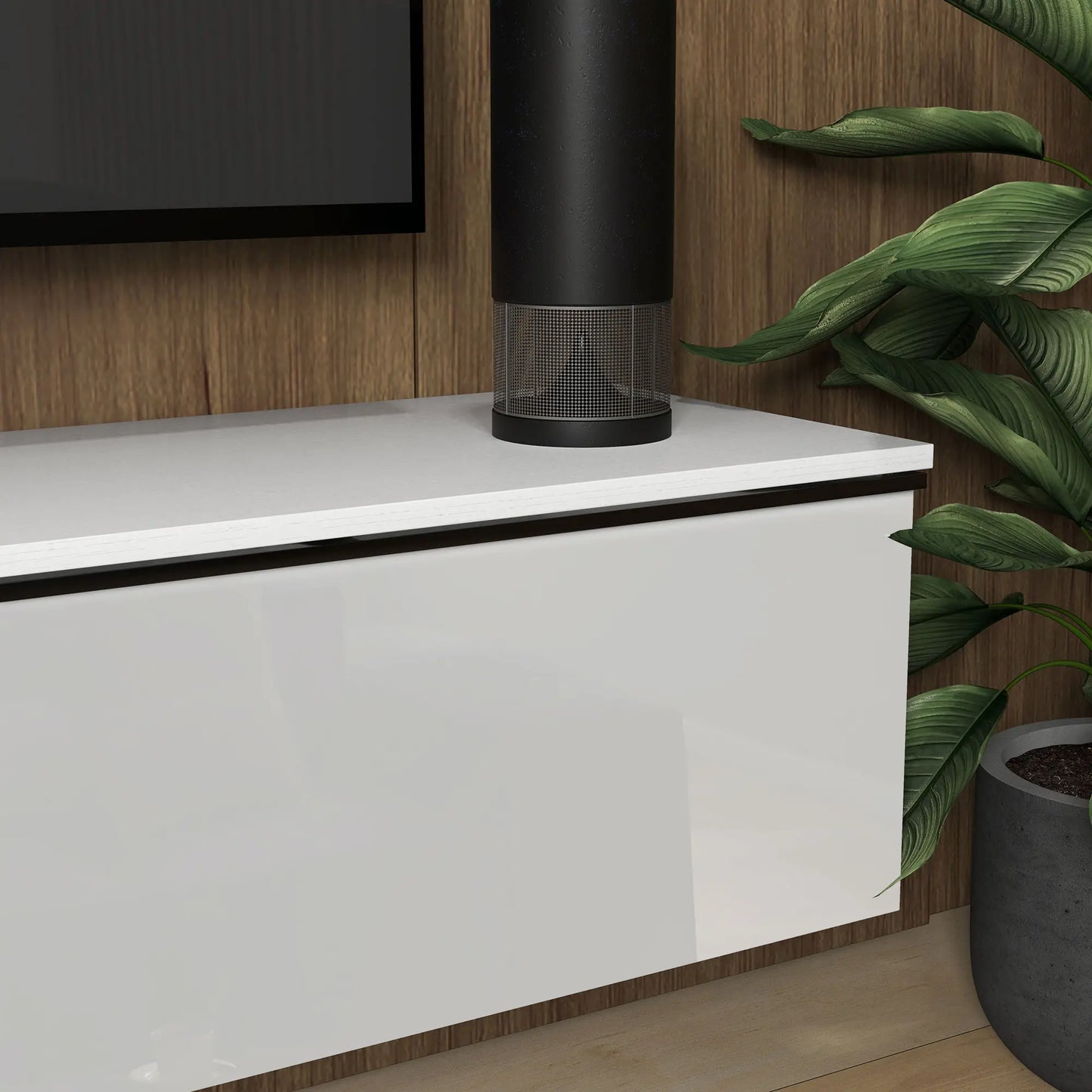 Mueble TV Suspendido Brillante 160 cm image 4