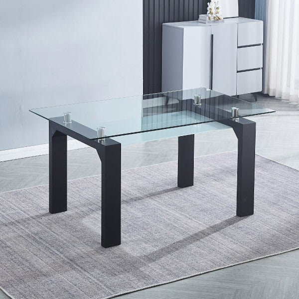 Mesa cristal sensei negra image 0