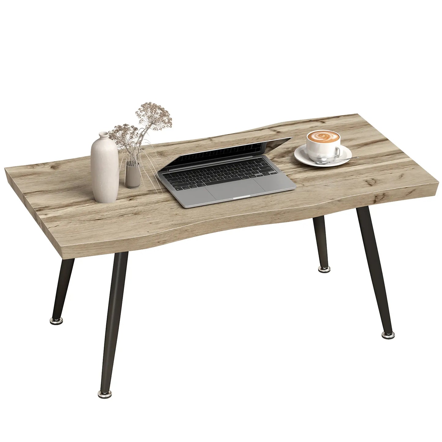 MESA DE CENTRO CURVA ROBLE STEEL image 9