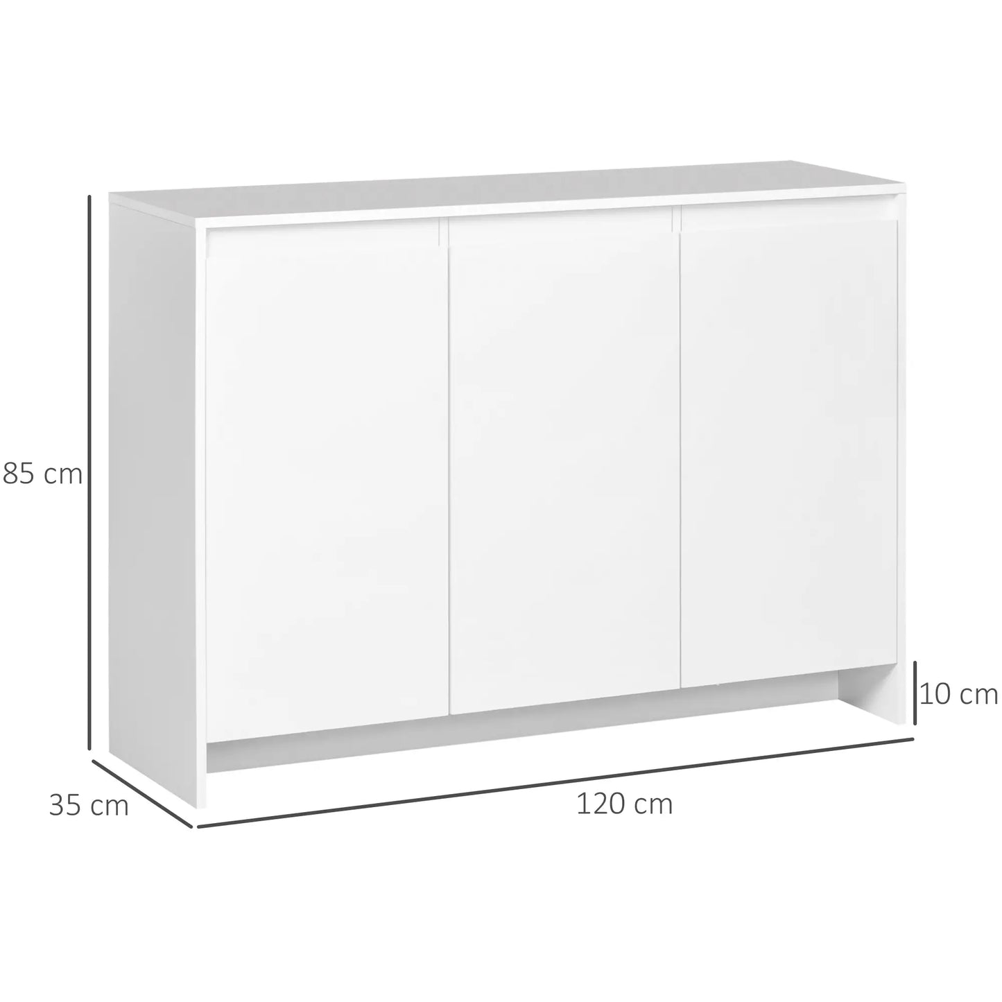 MUEBLE APARADOR BLANCO MULTIFUNCIONAL 120 CM – SOPORTE TV HASTA 50” image 9
