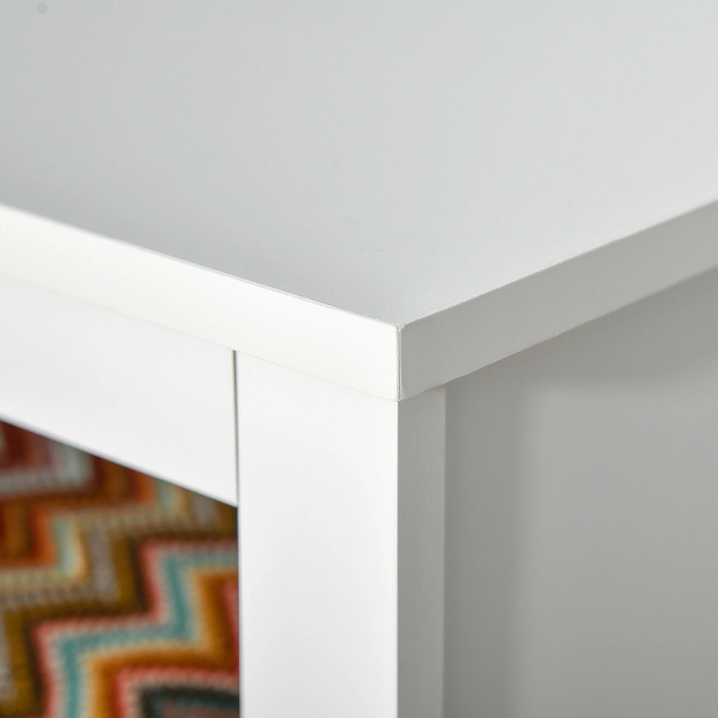 APARADOR DE SALÓN BLANCO CON 3 CAJONES Y ESTANTES – MODELO NORDIK image 9
