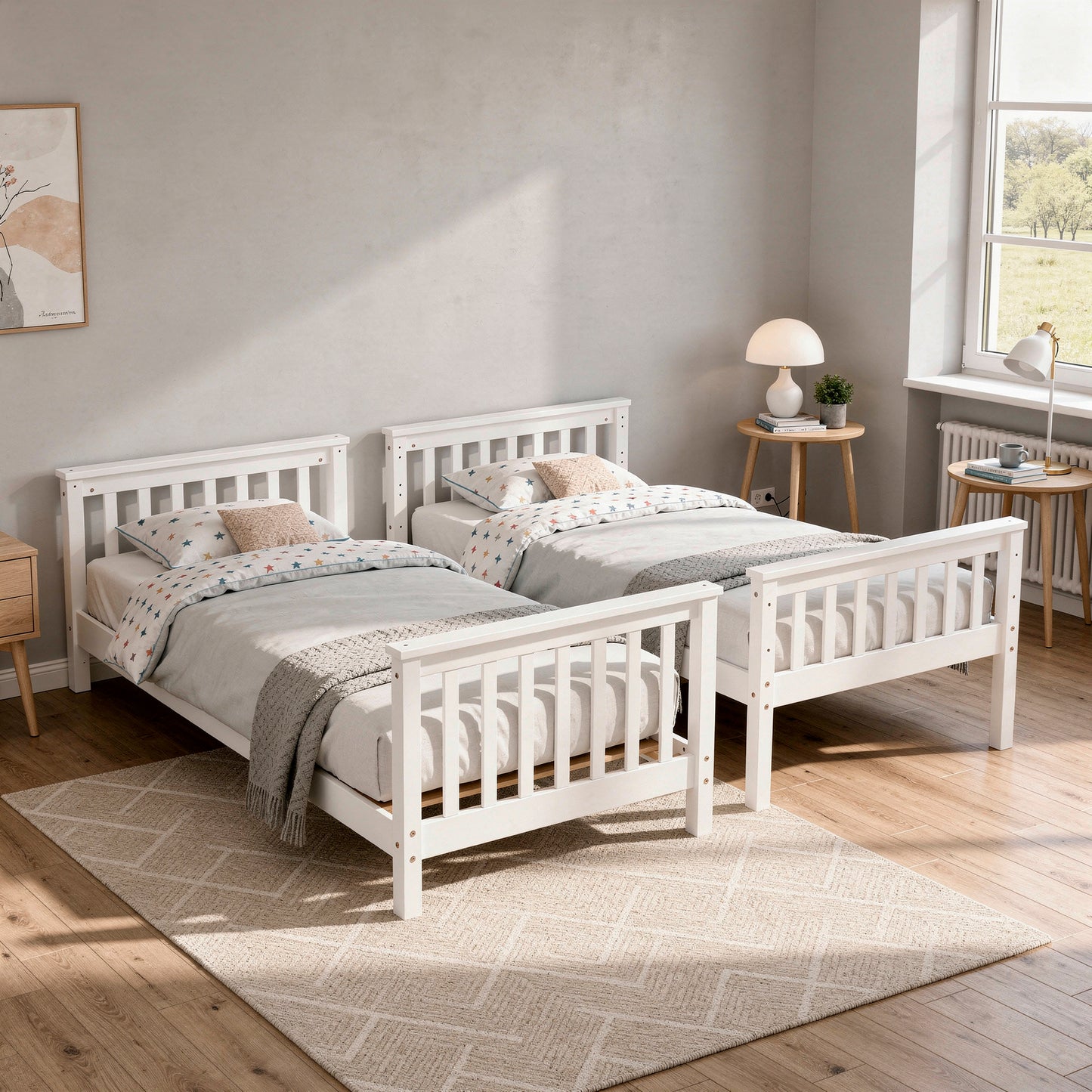 🛏️ LITERA CAMILA – LITERA DE MADERA CONVERTIBLE EN DOS CAMAS