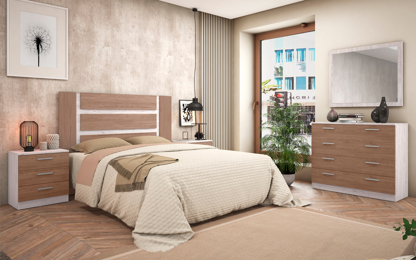 🛏️ DORMITORIO MONIKA 04 · ELEGANCIA, FUNCIONALIDAD Y ALMACENAJE PARA TU HOGAR