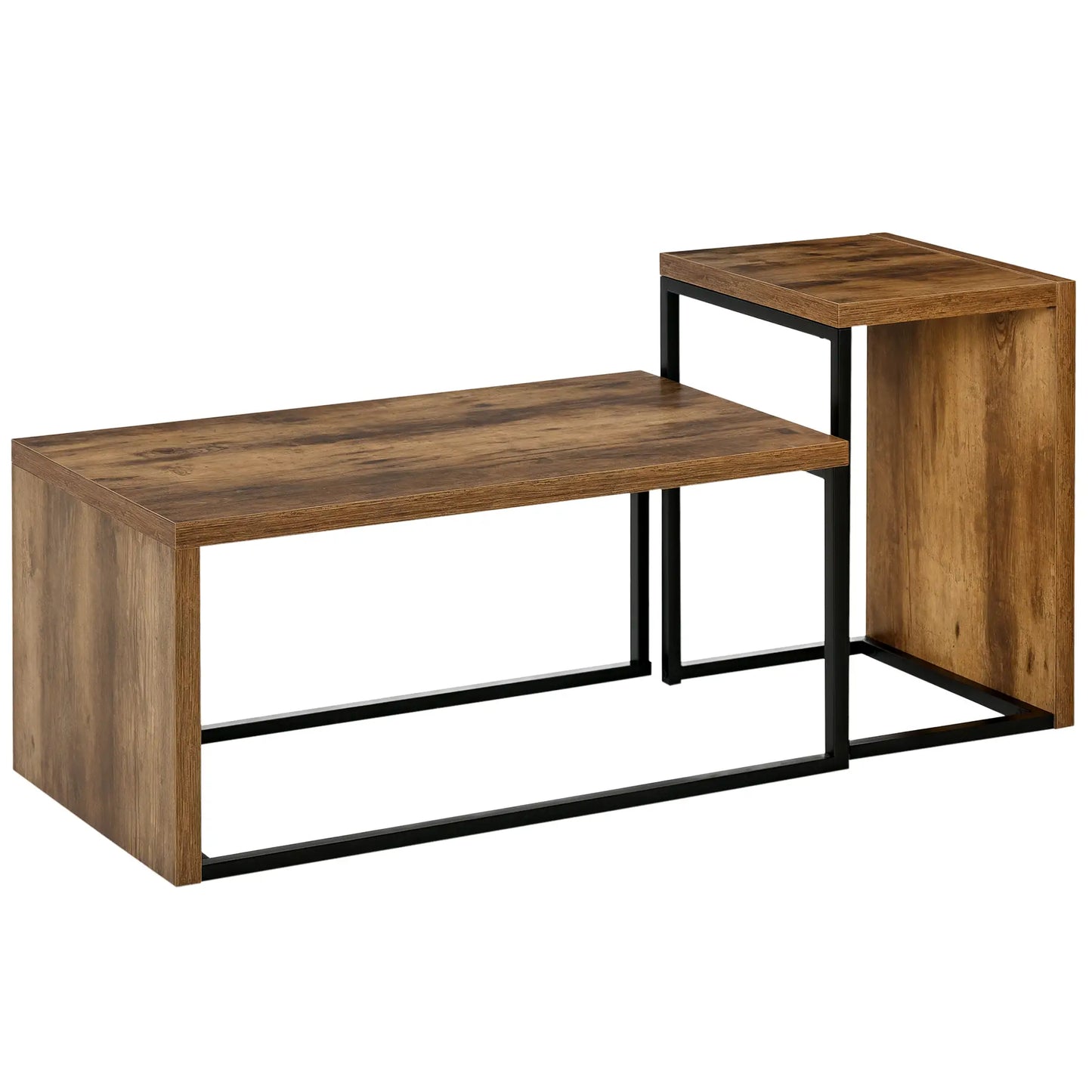 🛋️ Mesas de Centro NIDO INDUSTRIAL – Set 2 Mesas