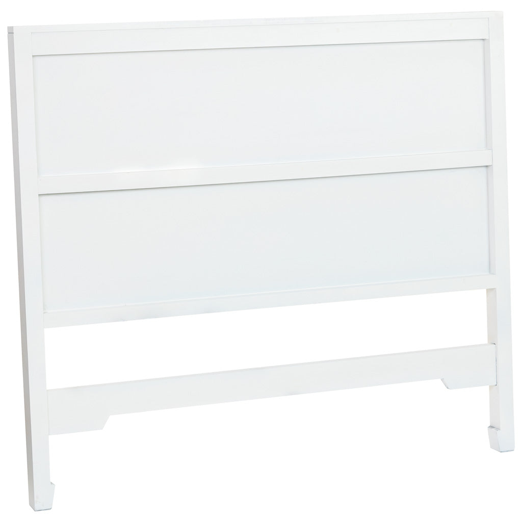 CABECERO DE CAMA ALIKA DE MADERA CON REJILLA BLANCO image 7