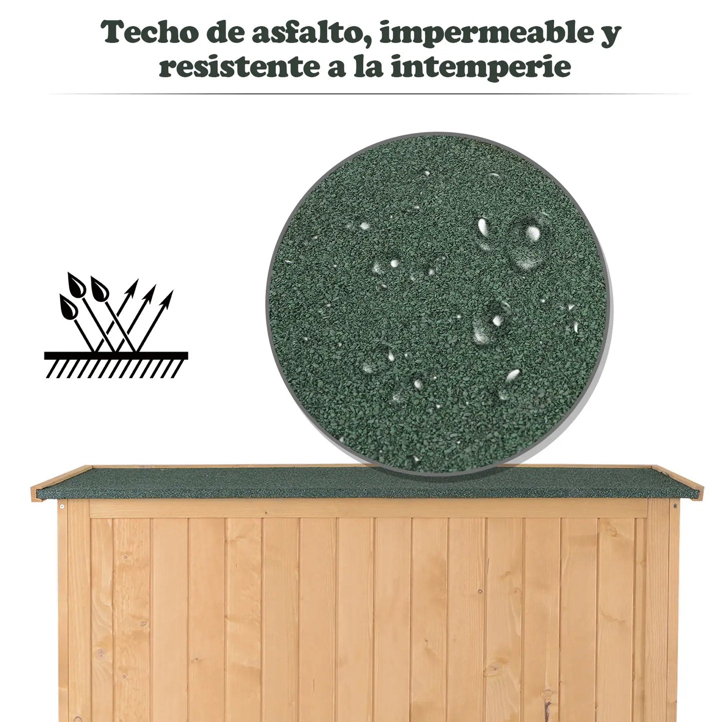 ARMARIO DE JARDÍN WOODGARDEN 127 – MADERA NATURAL image 9