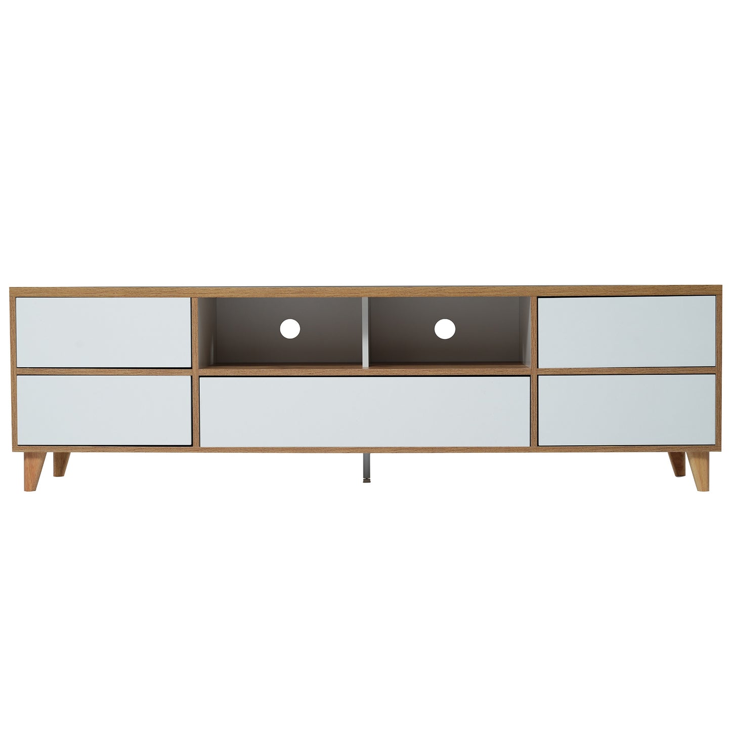 MUEBLE TV “RÚSTICO BLANCO WOOD” 175 CM image 8