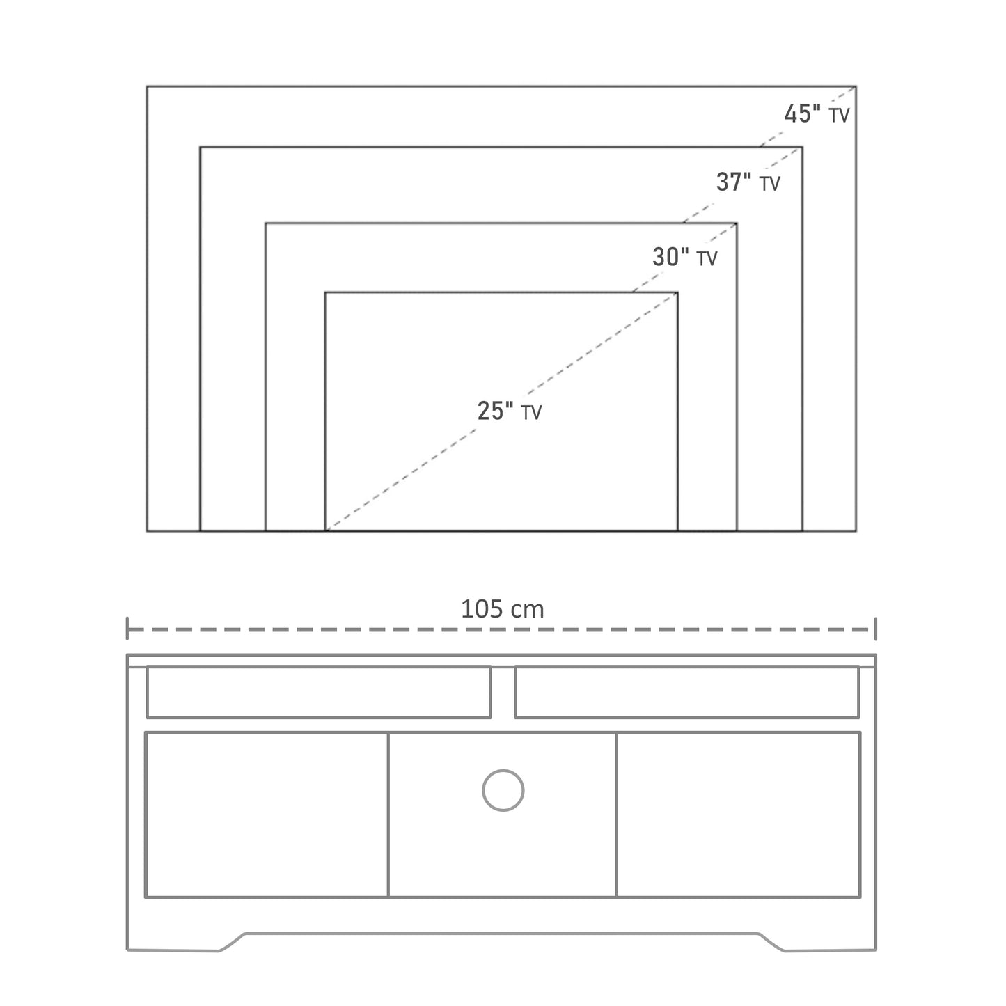 MUEBLE PARA TELEVISOR · 105 CM image 8