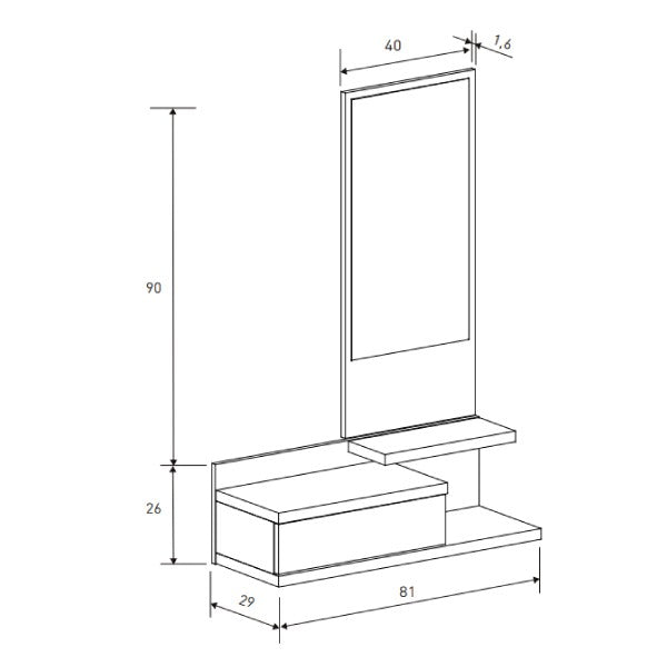 Recibidor Mod Aura vertical image 2