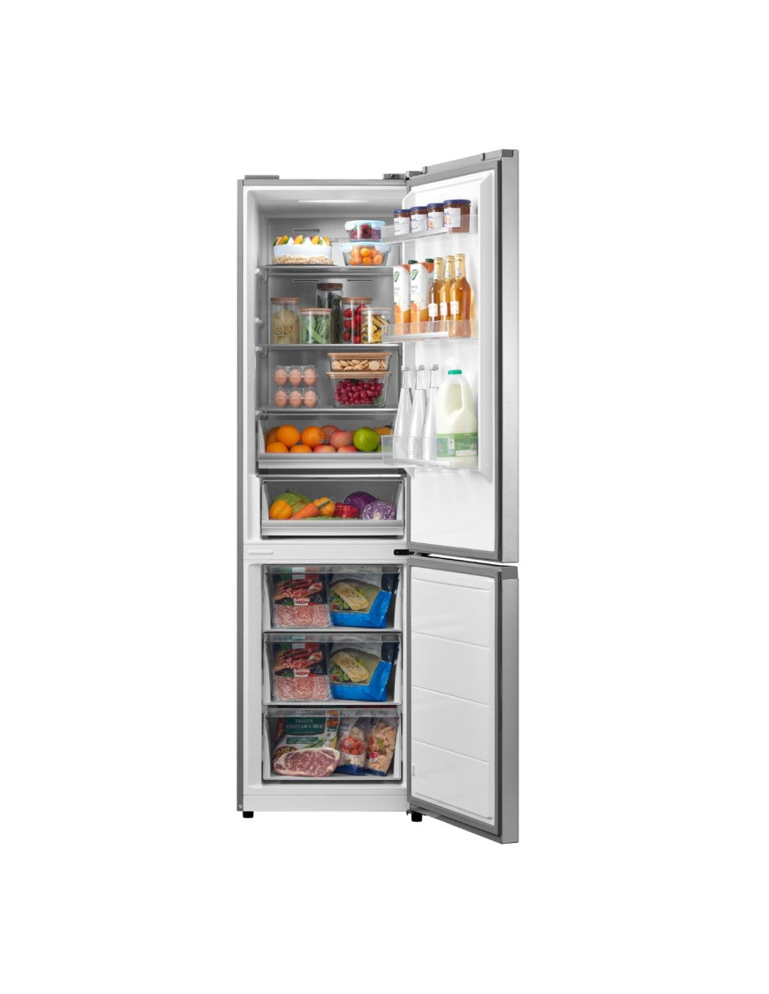 ❄️ Frigorífico Combi Johnson JRC185EN2X 185 cm Inox – 338L No Frost Inverter
