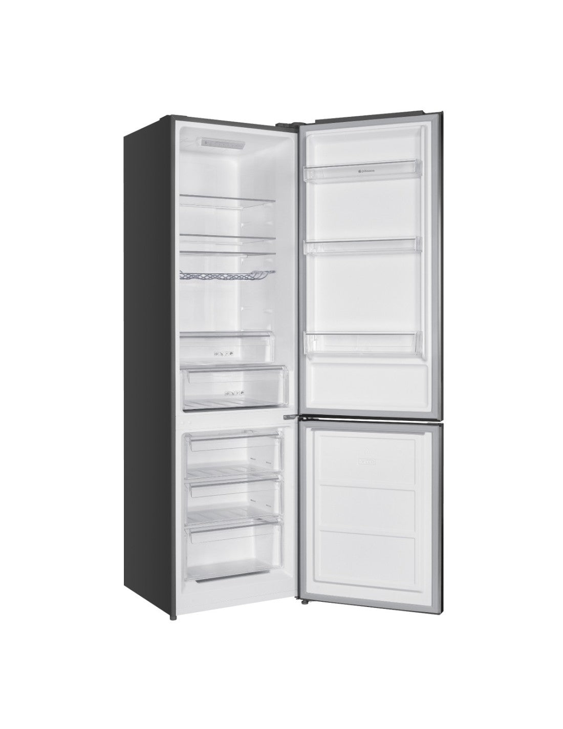 ❄️ Frigorífico Combi Johnson JRC200ENX1 201 cm Inox – 326L No Frost