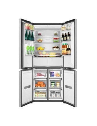 ❄️ Frigorífico 4 Puertas Johnson JR4D1985ENX 190 cm Inox – 456L No Frost