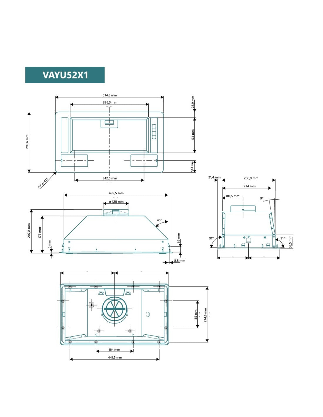 🔥 Grupo Filtrante Johnson VAYU52X1 Inox – 60 cm con 3 Niveles de Potencia