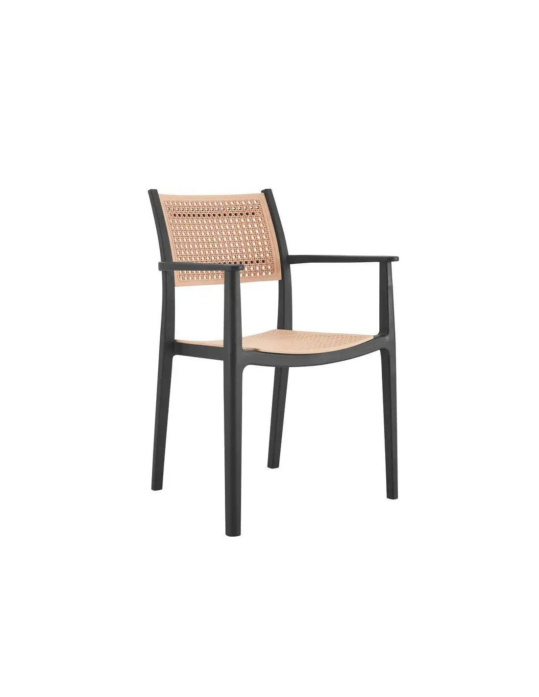🪑 Sillón ALVOR 97 Negro y Beige | Mobiliario Contract