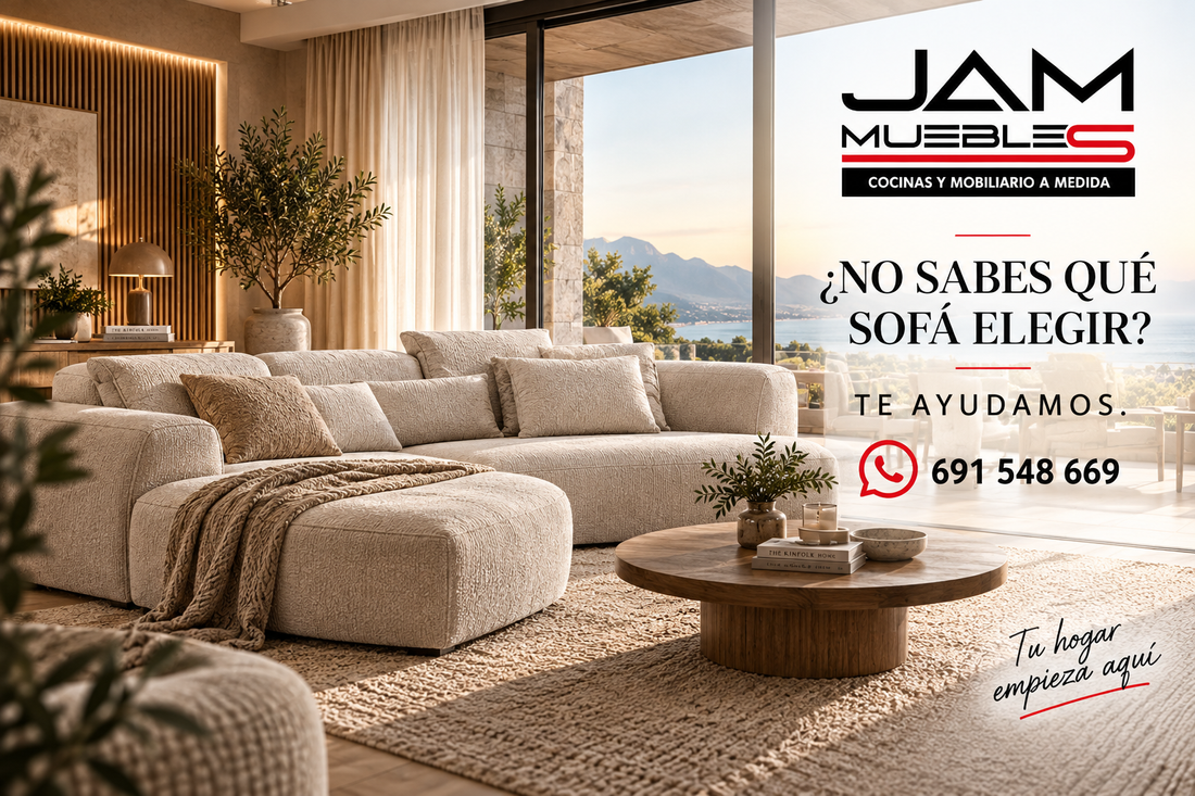 CÓMO ELEGIR EL SOFÁ PERFECTO: GUÍA COMPLETA DE TAPICERÍA | JAM MUEBLES