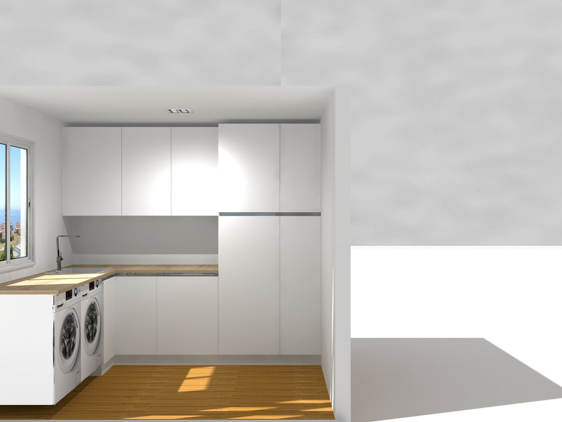 🏠 Lavadero a medida en Huércal de Almería: transformamos el espacio para multiplicar su almacenamiento