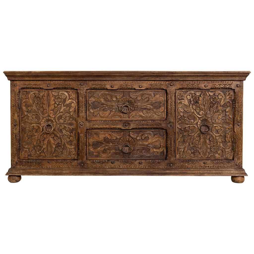 APARADOR DALIAN BROWN PATINA ARTESANAL image 6