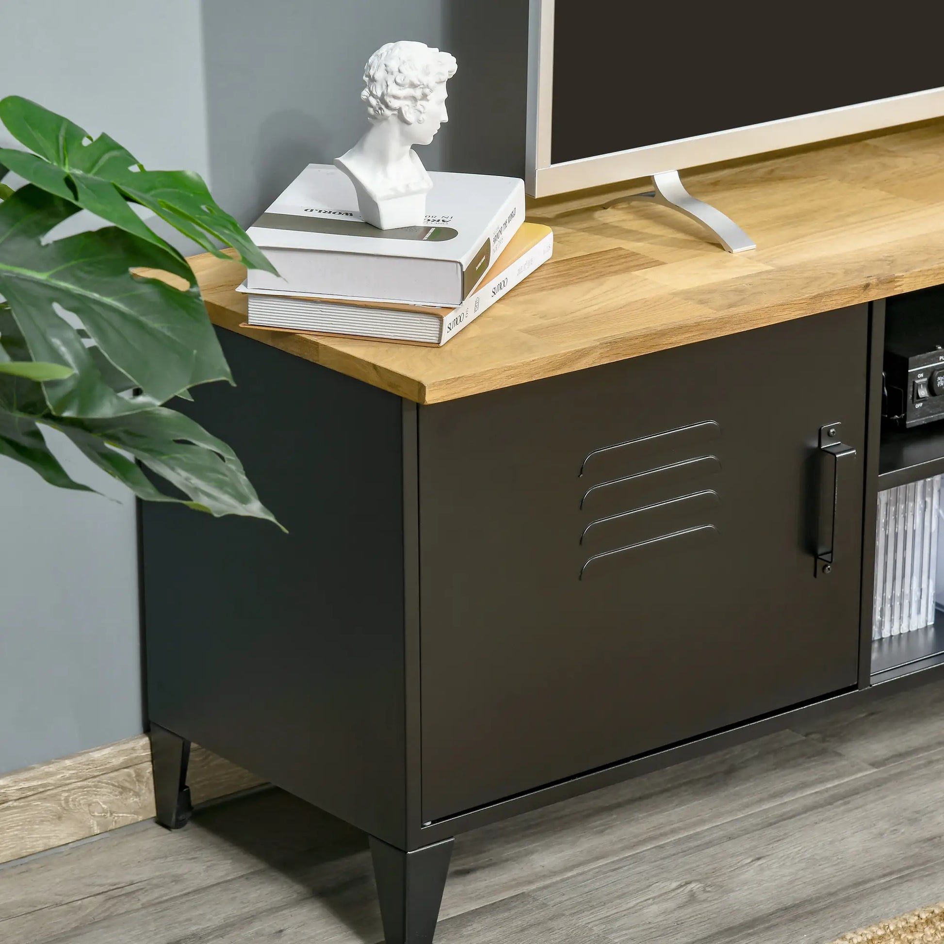 MUEBLE TV INDUSTRIAL MULTIALMACENAMIENTO 150 CM image 2
