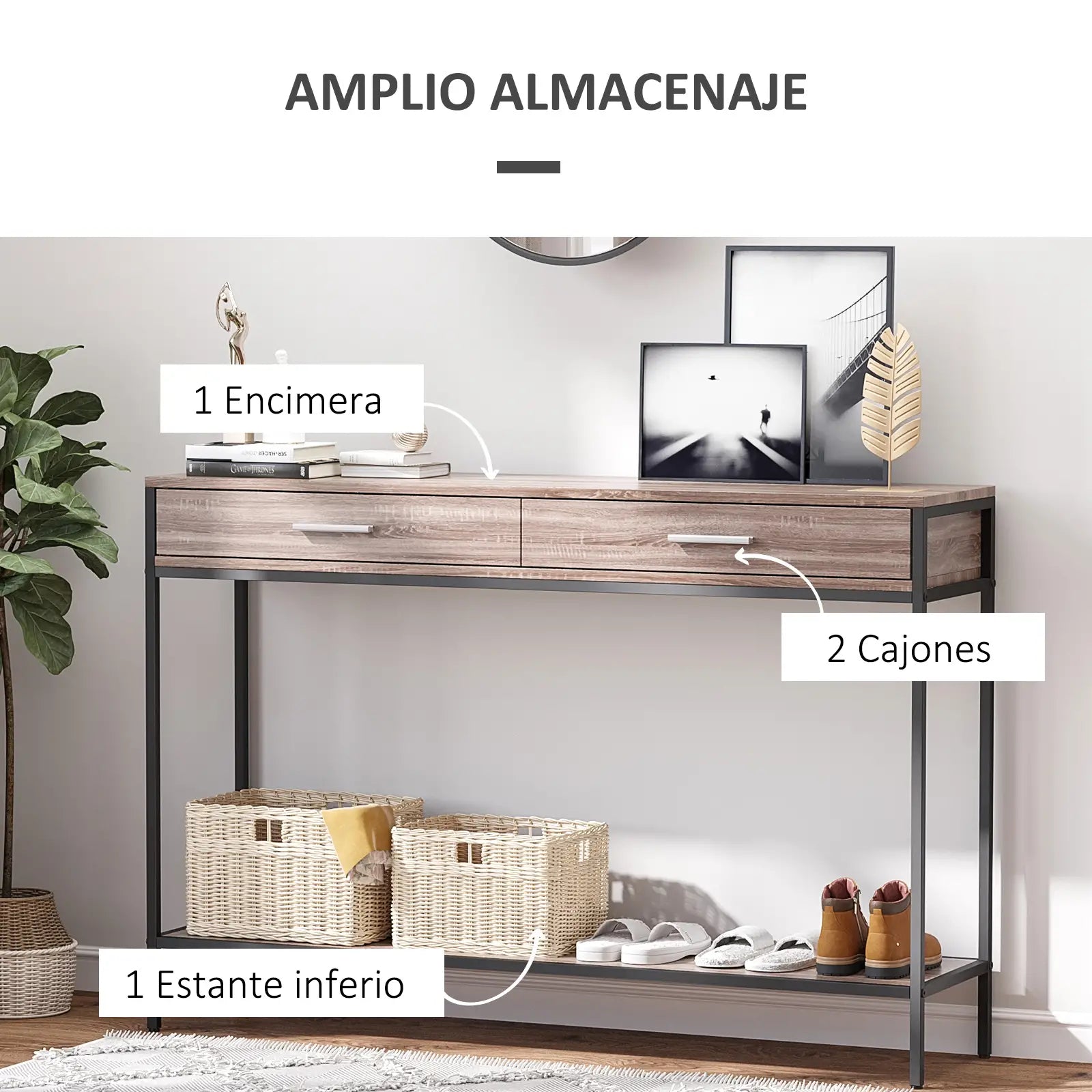CONSOLA INDUSTRIAL “ROBLE SLIM 120” image 1