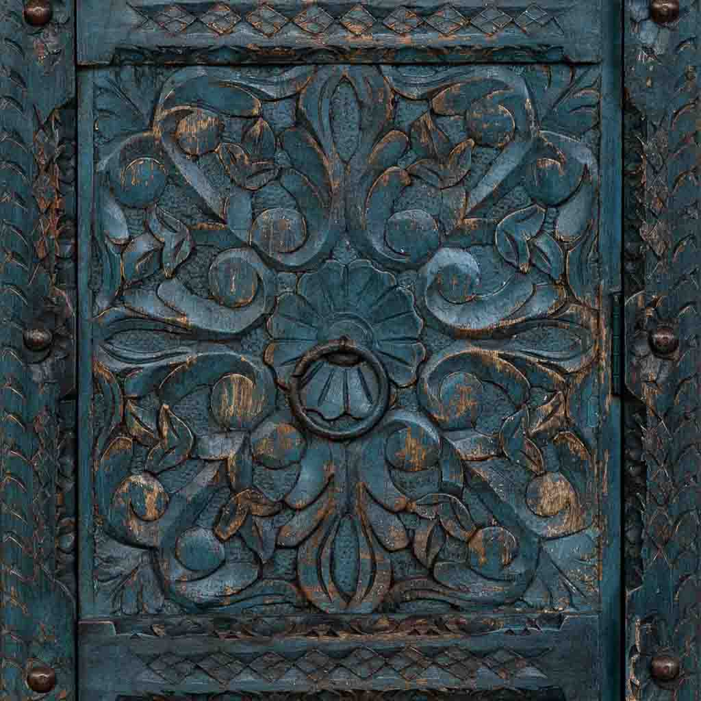 ARMARIO DALIAN BLUE COMPACT ARTESANAL DE MADERA MACIZA image 6