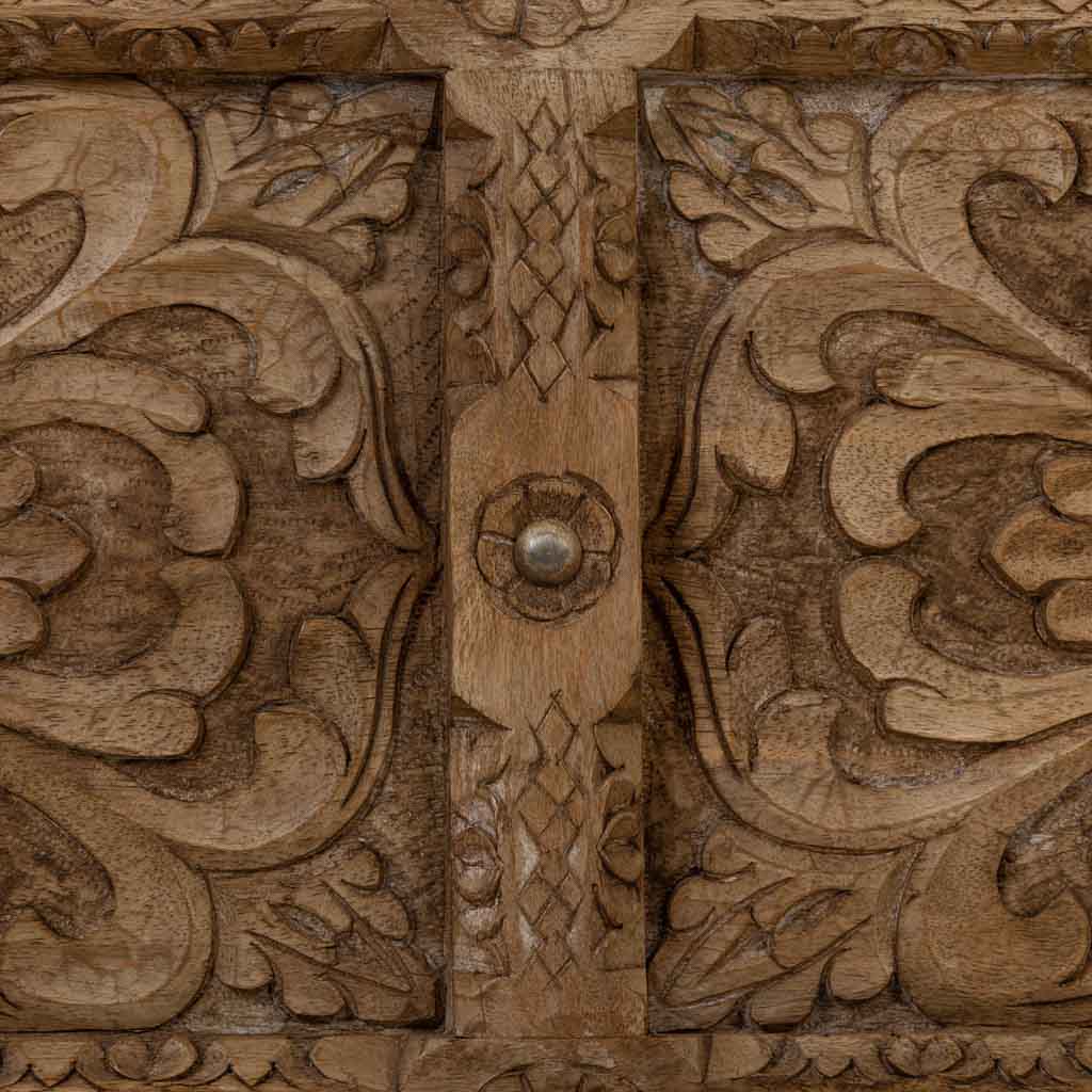 MESA BAÚL DE CENTRO DALIAN ARTESANAL MARRÓN image 0