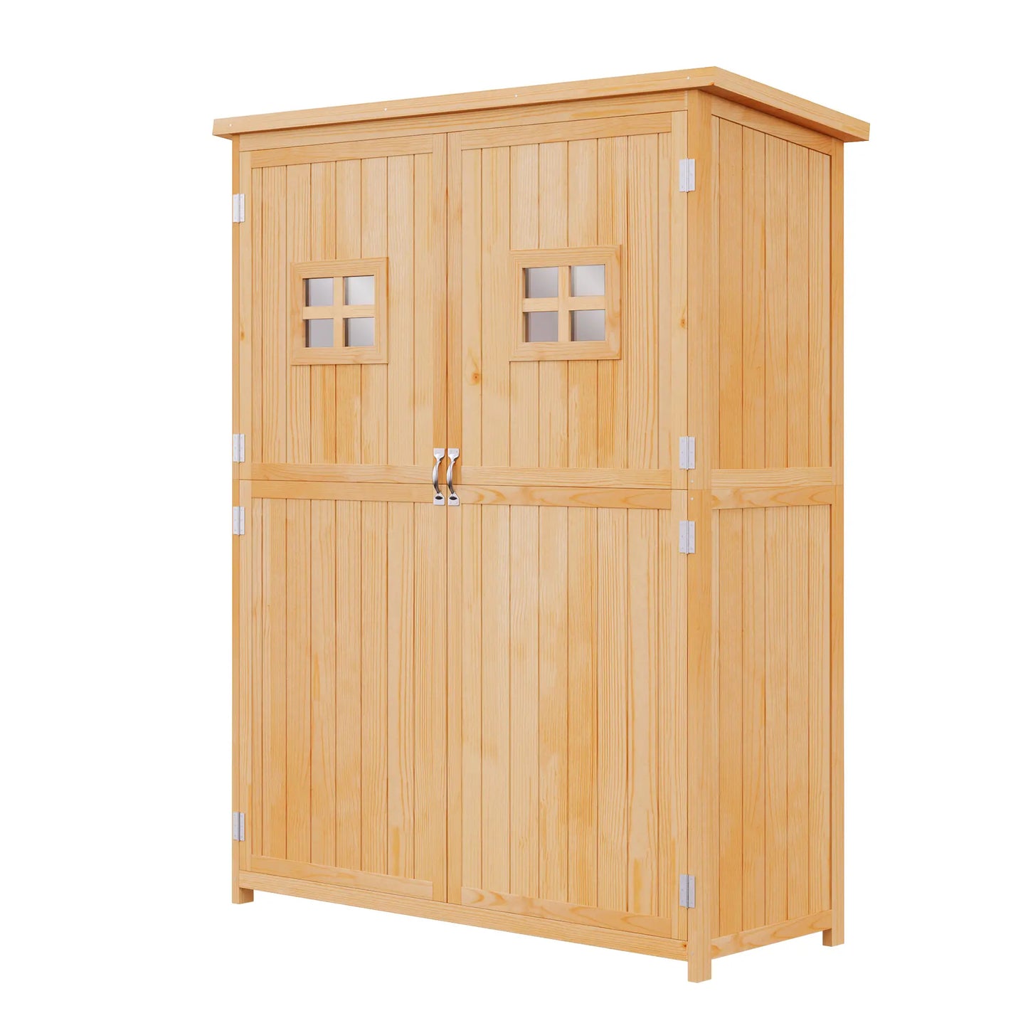 ARMARIO DE JARDÍN WOODGARDEN 127 – MADERA NATURAL image 1