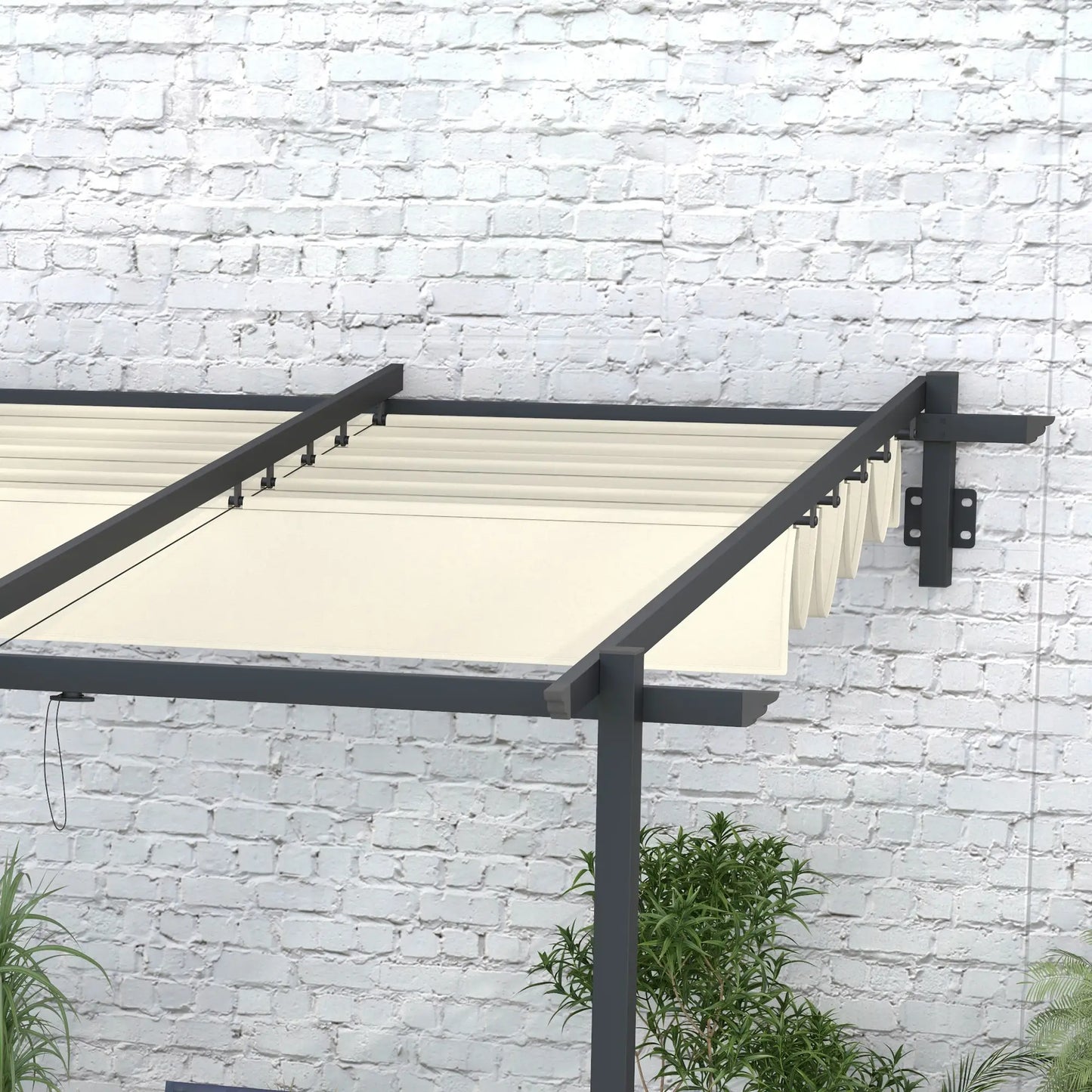 PÉRGOLA DE JARDÍN SOLENZA RETRACTIL 3X3 image 6