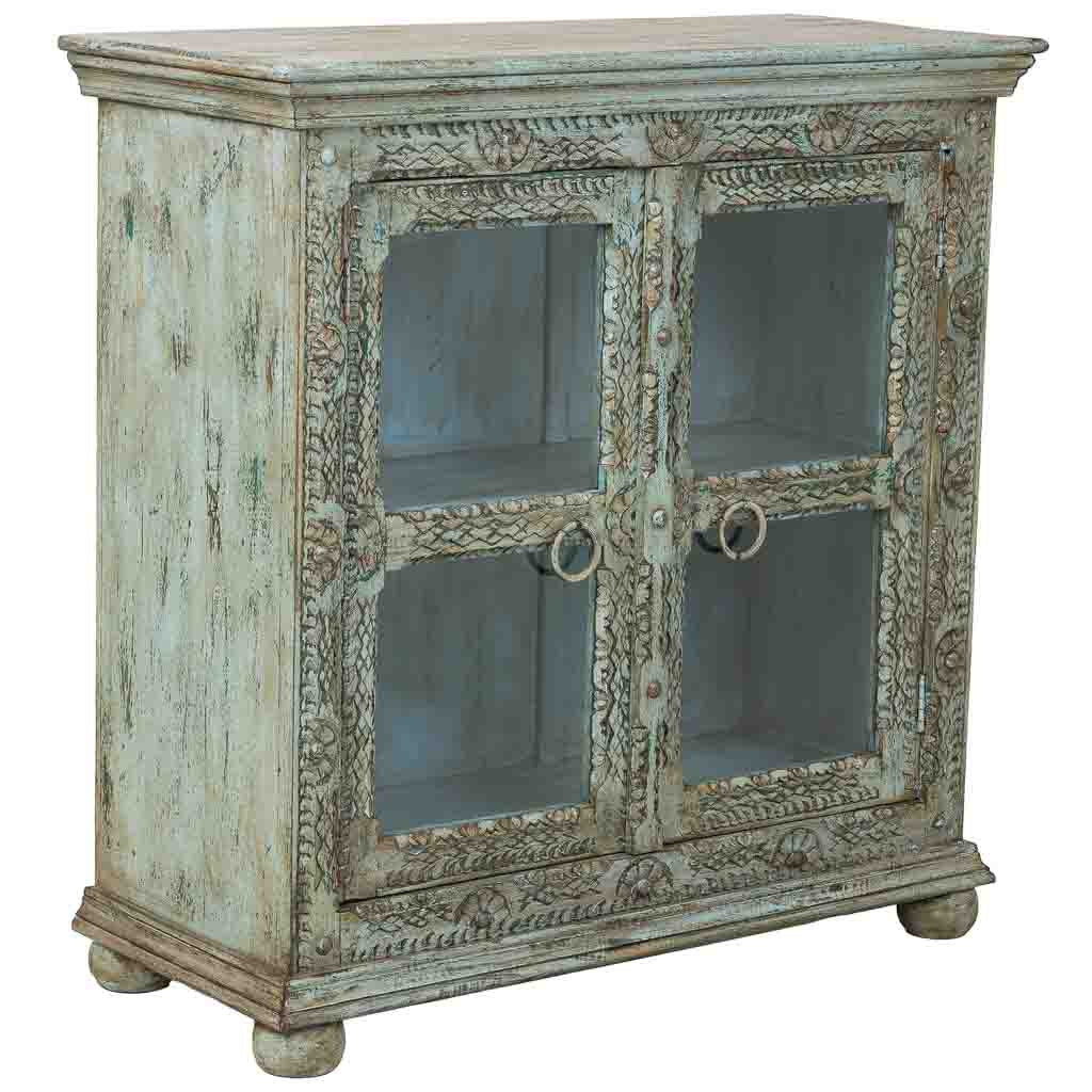 APARADOR DALIAN AQUA GREEN ARTESANAL 2 PUERTAS image 0