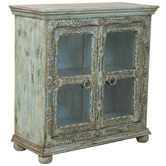 APARADOR DALIAN AQUA GREEN ARTESANAL 2 PUERTAS image 0