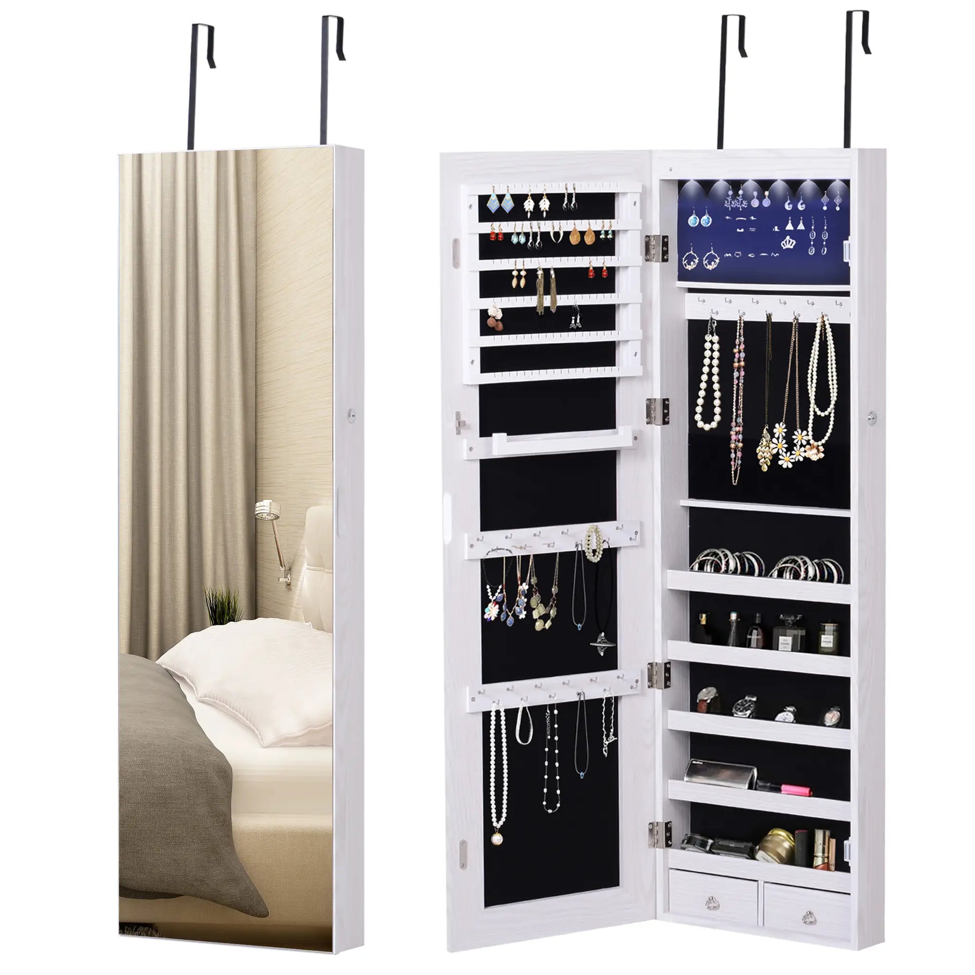 ESPEJO JOYERO LED WALL STYLE CON CERRADURA image 2