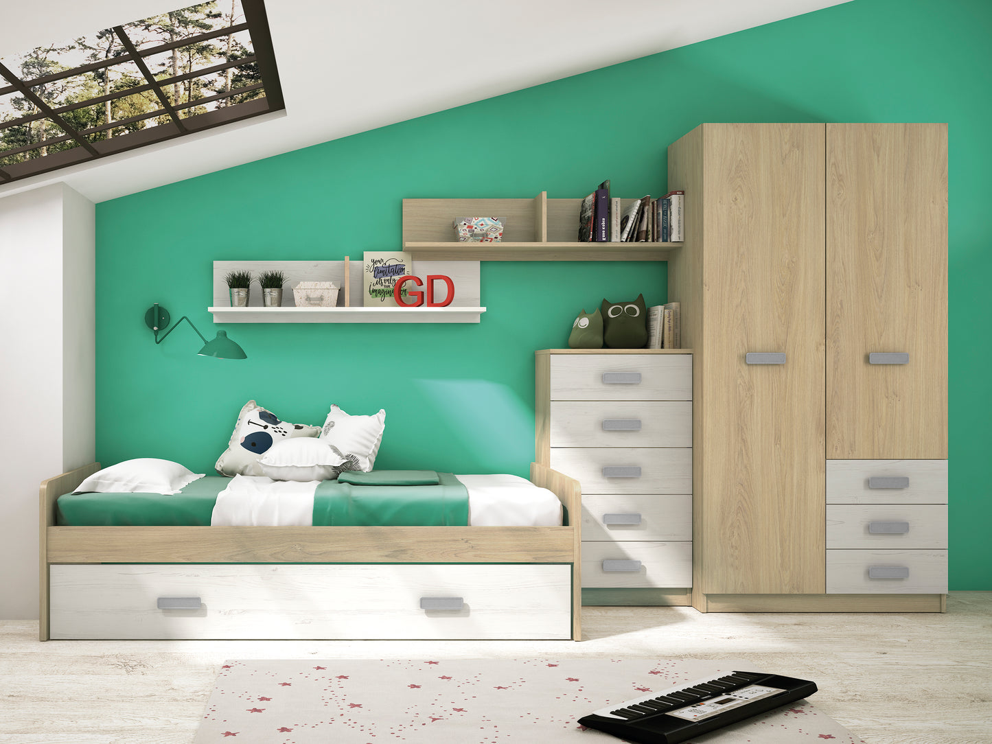 Dormitorio Juvenil Donald 06 Puccini-Andersen image 0