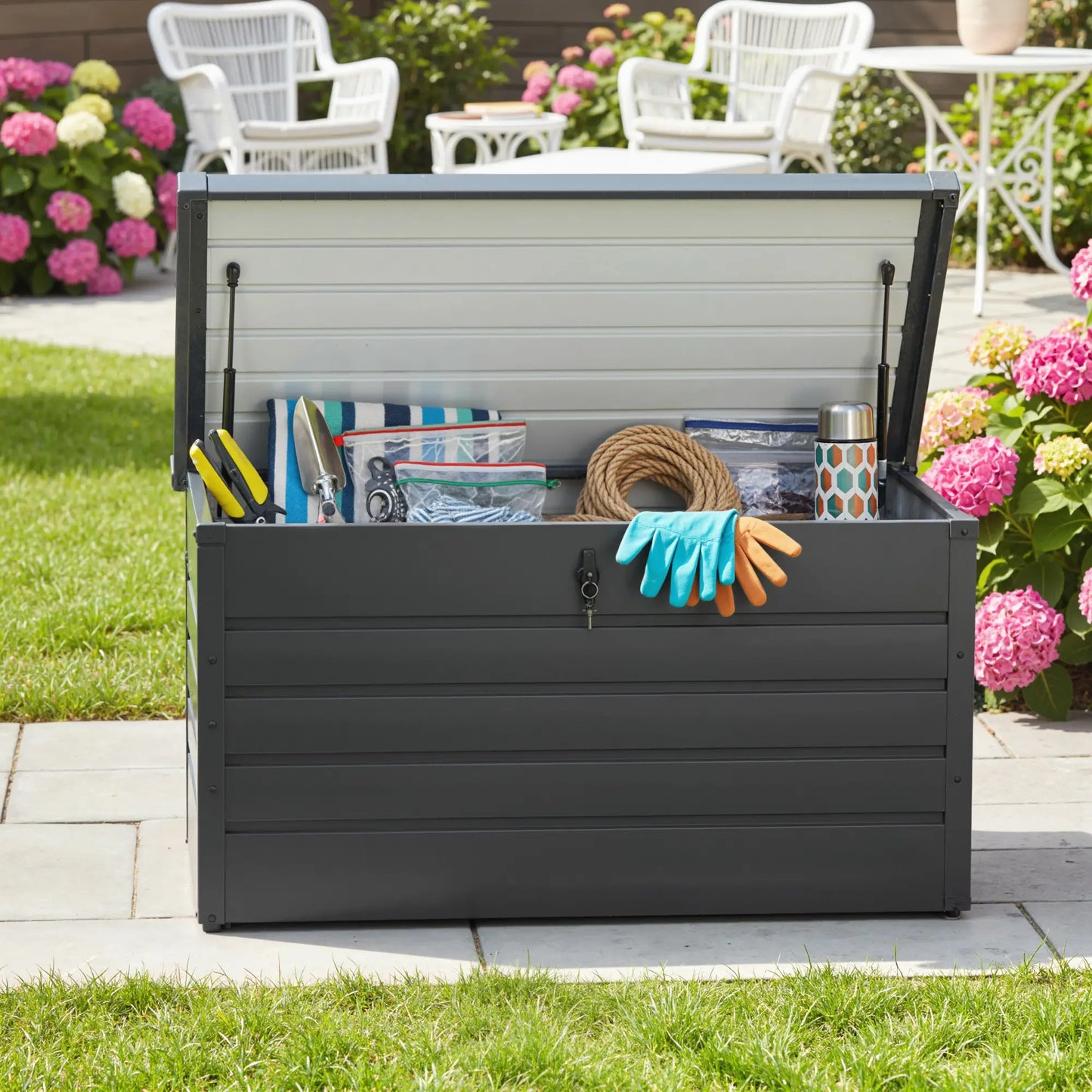 ARCÓN EXTERIOR DE ACERO 311 L CON CERRADURA – MODELO FORTEX image 8