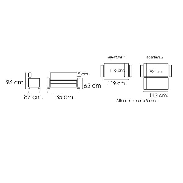 Sofá cama Bilbao image 6