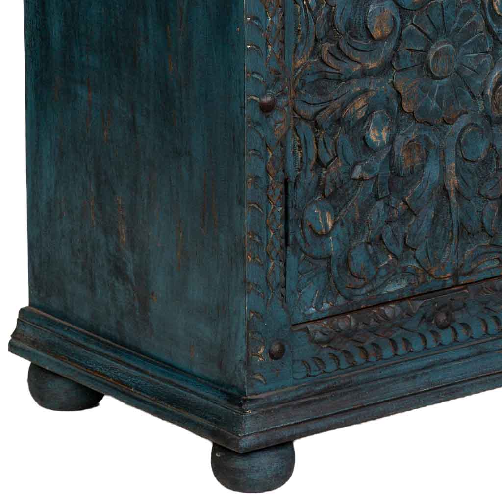 ARMARIO DALIAN BLUE ARTESANAL DE MADERA MACIZA image 6