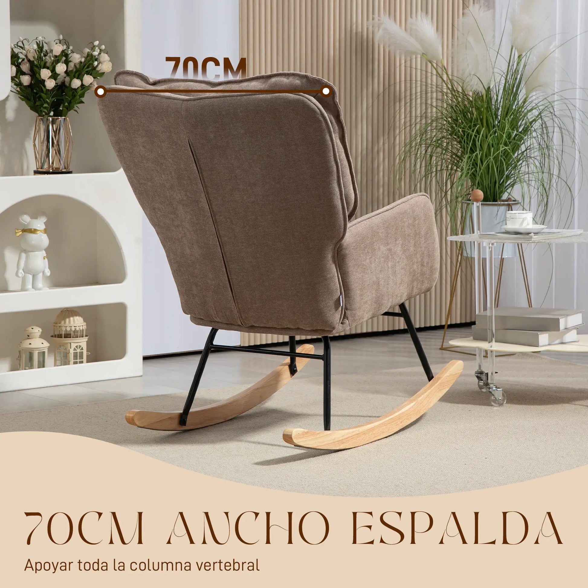 SILLA MECEDORA NUBA RELAX · BALANCÍN DE MADERA DE HAYA · IDEAL LACTANCIA image 4