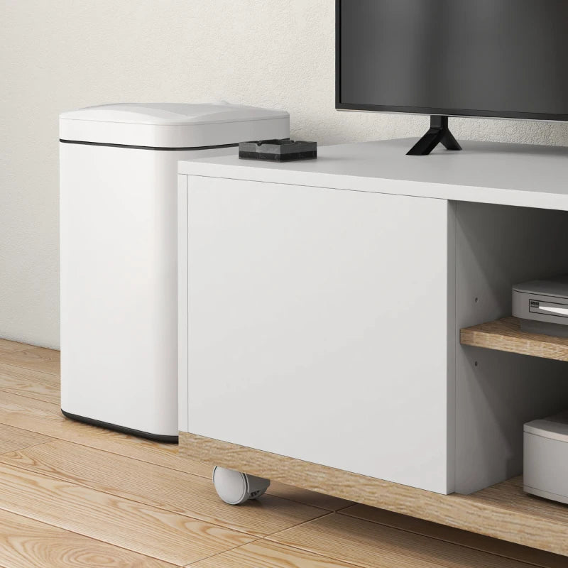 MUEBLE TV CON RUEDAS BLANCO image 4
