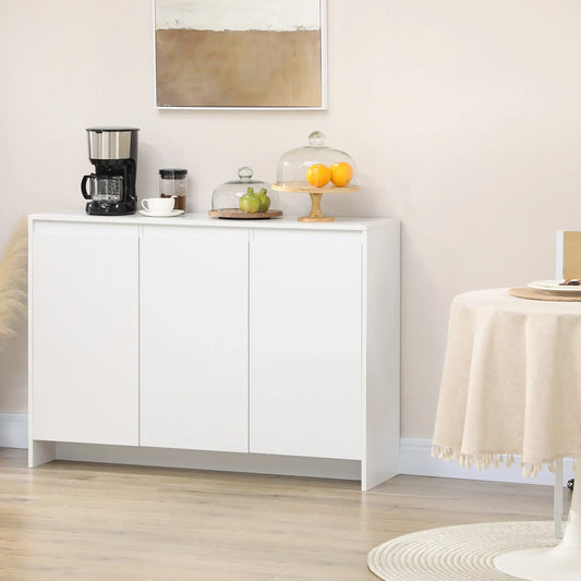 MUEBLE APARADOR BLANCO MULTIFUNCIONAL 120 CM – SOPORTE TV HASTA 50” image 0