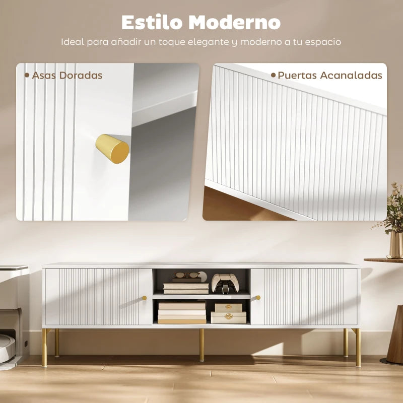 MUEBLE DE TV MODERNO BLANCO image 8
