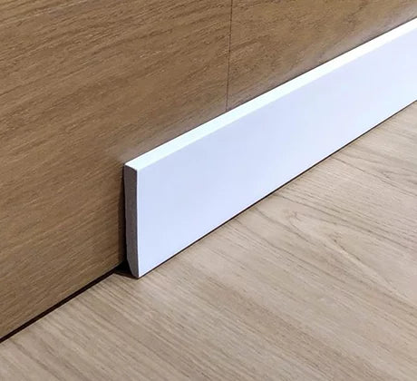 Rodapié MDF lacado Blanco image 0