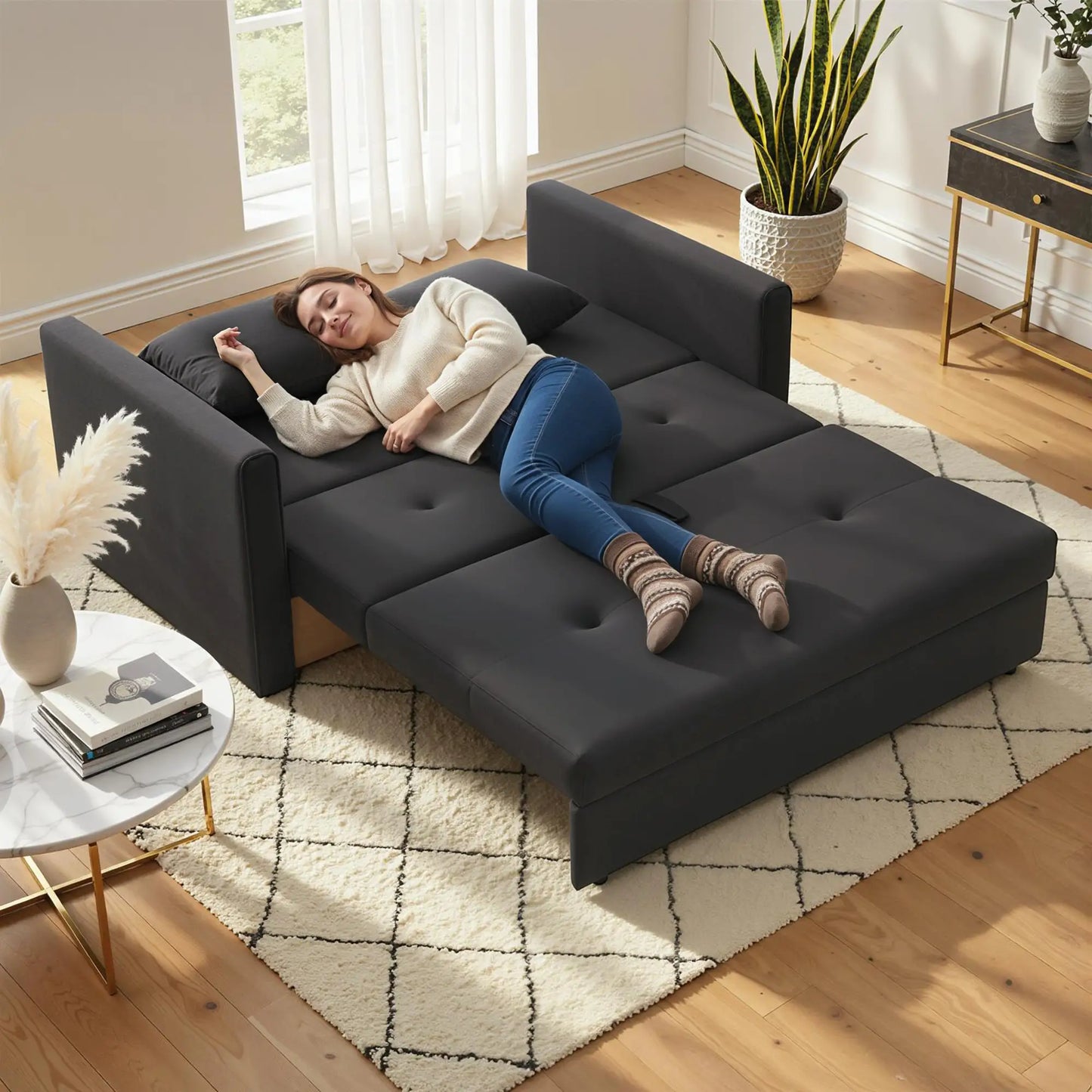 SOFÁ CAMA DE 2 PLAZAS MODELO TURÍN CON ARCÓN image 11