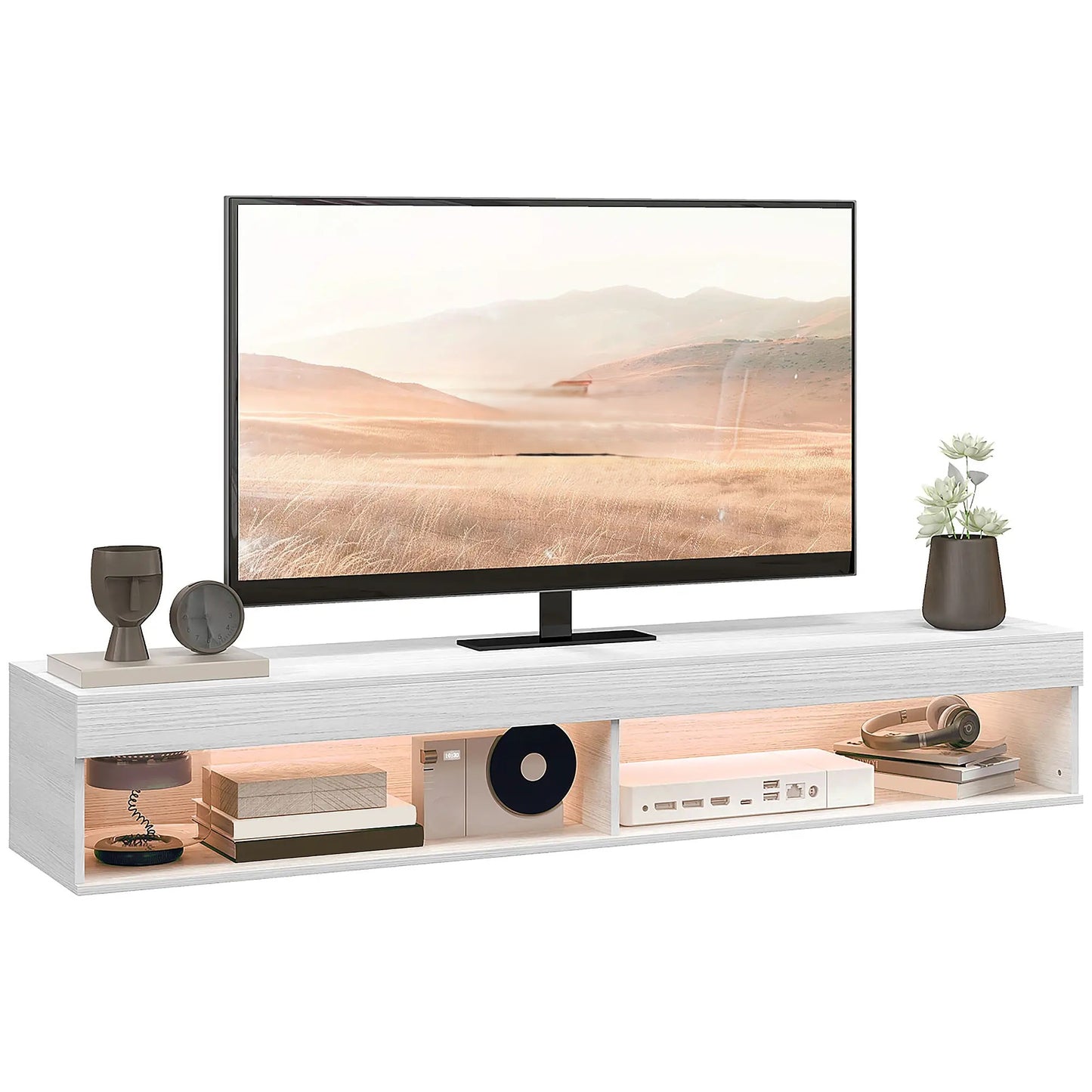 Mueble TV Suspendido con Iluminación LED 180 cm image 2