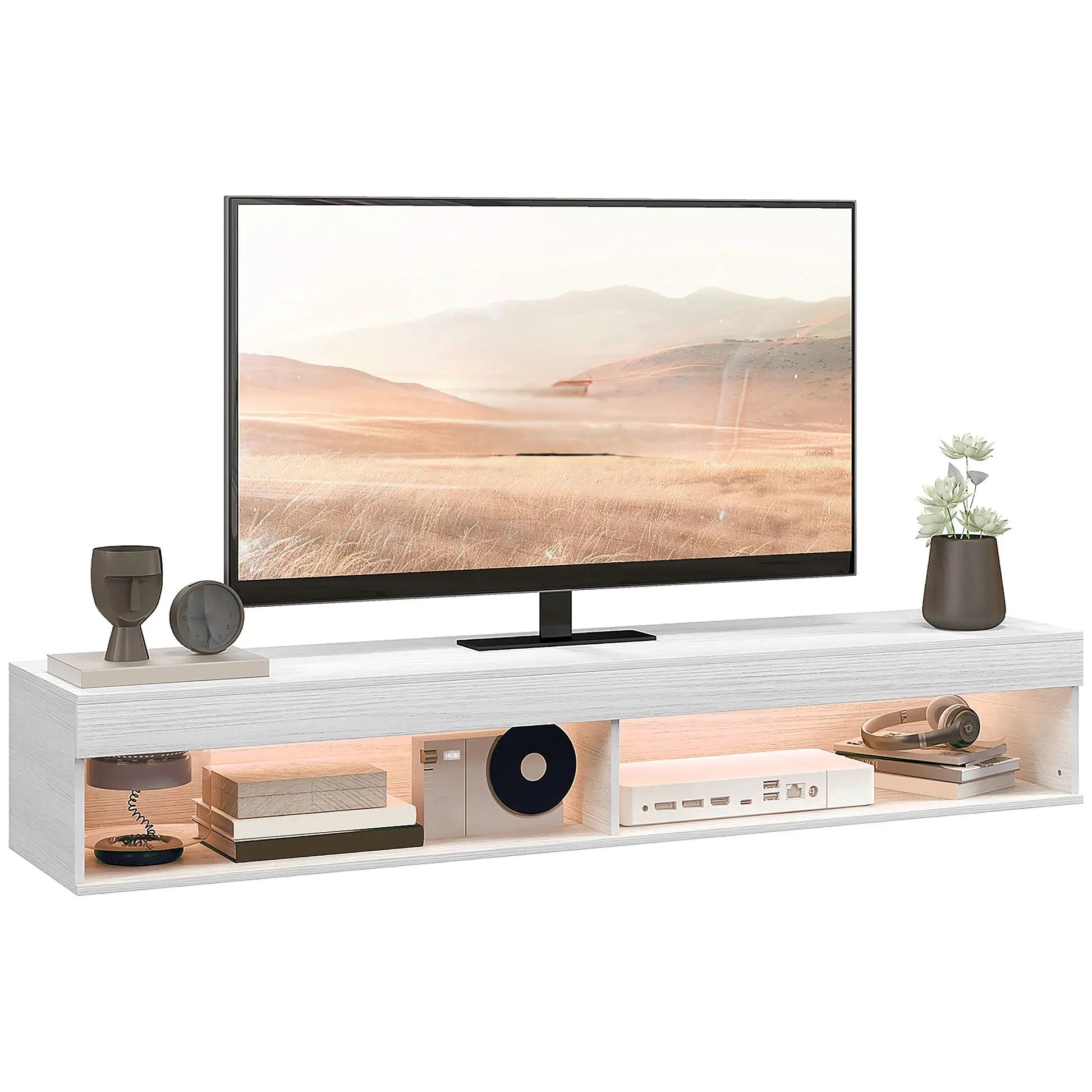 Mueble TV Suspendido con Iluminación LED 180 cm image 2