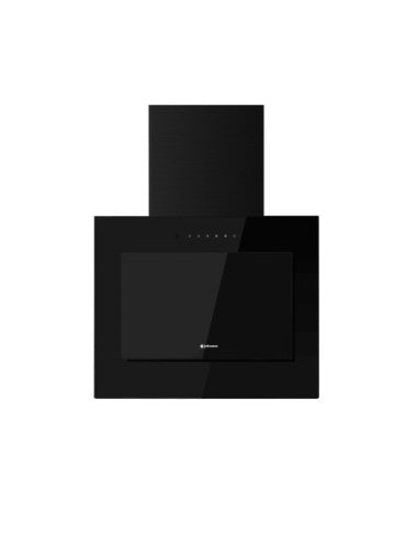 Campana de pared inclinada Johnson 60 cm Cristal Negro image 0