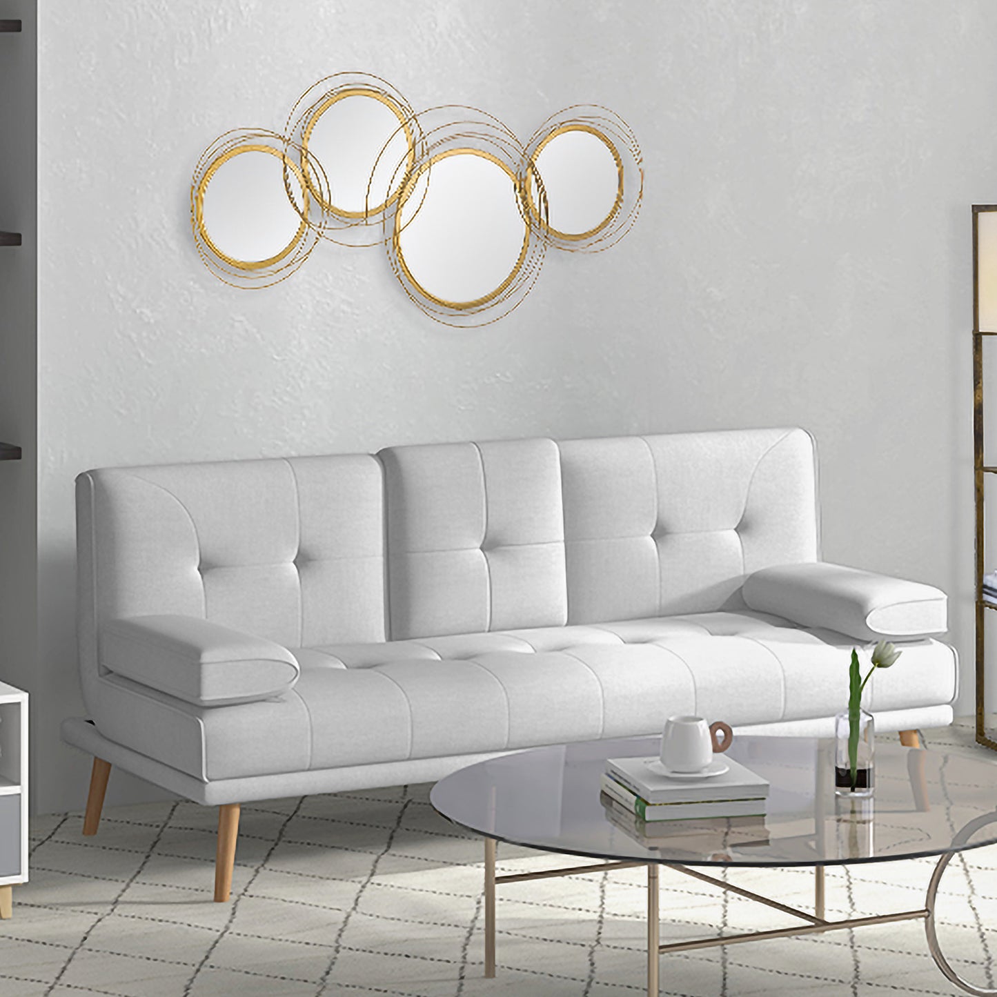 DECORACIÓN METÁLICA ESPEJOS ORBIT GOLD image 5
