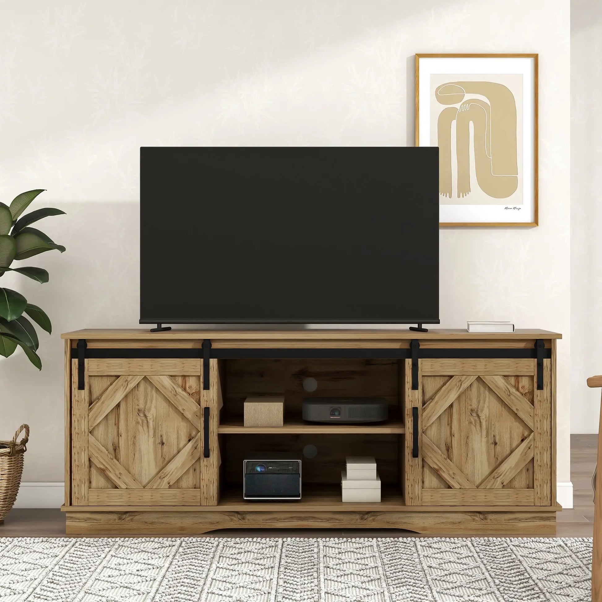 MUEBLE TV “RÚSTICO BARN DOOR 150” image 0