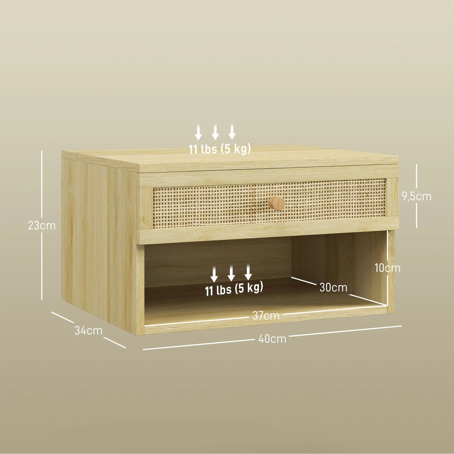 JUEGO DE MESITAS NATUR FLOAT RATTAN image 8