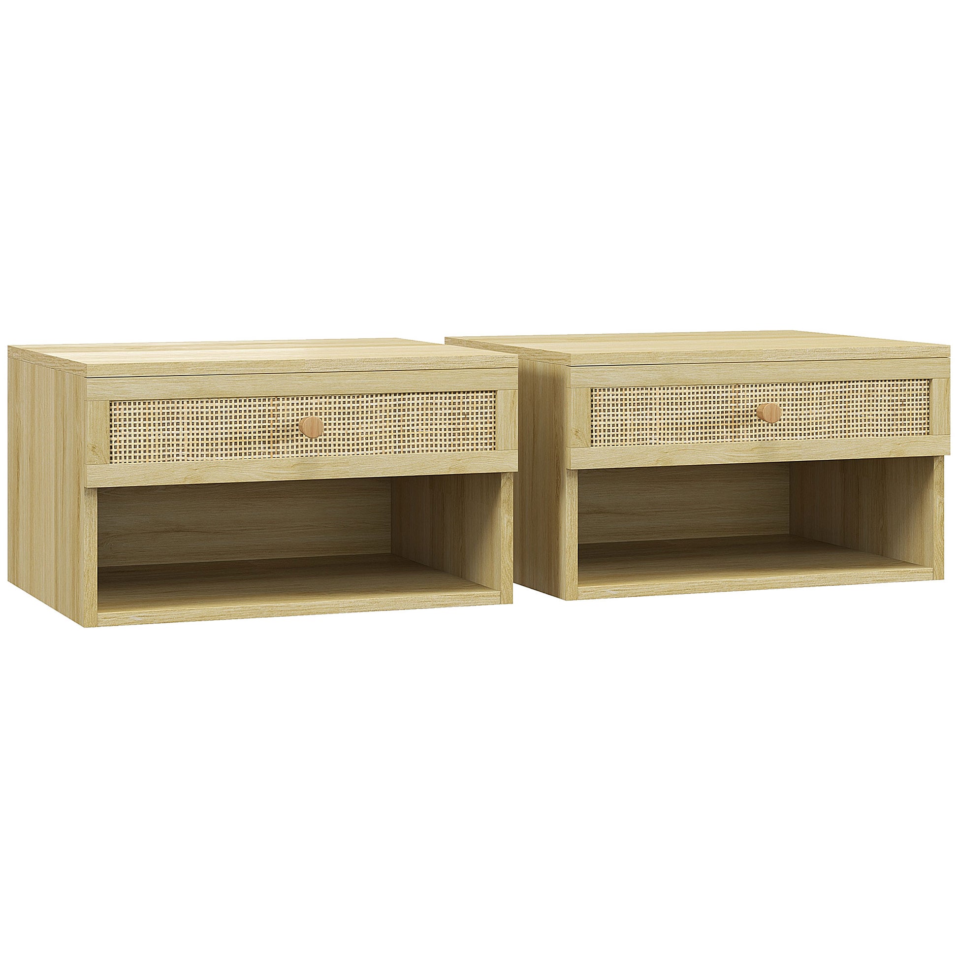 JUEGO DE MESITAS NATUR FLOAT RATTAN image 3